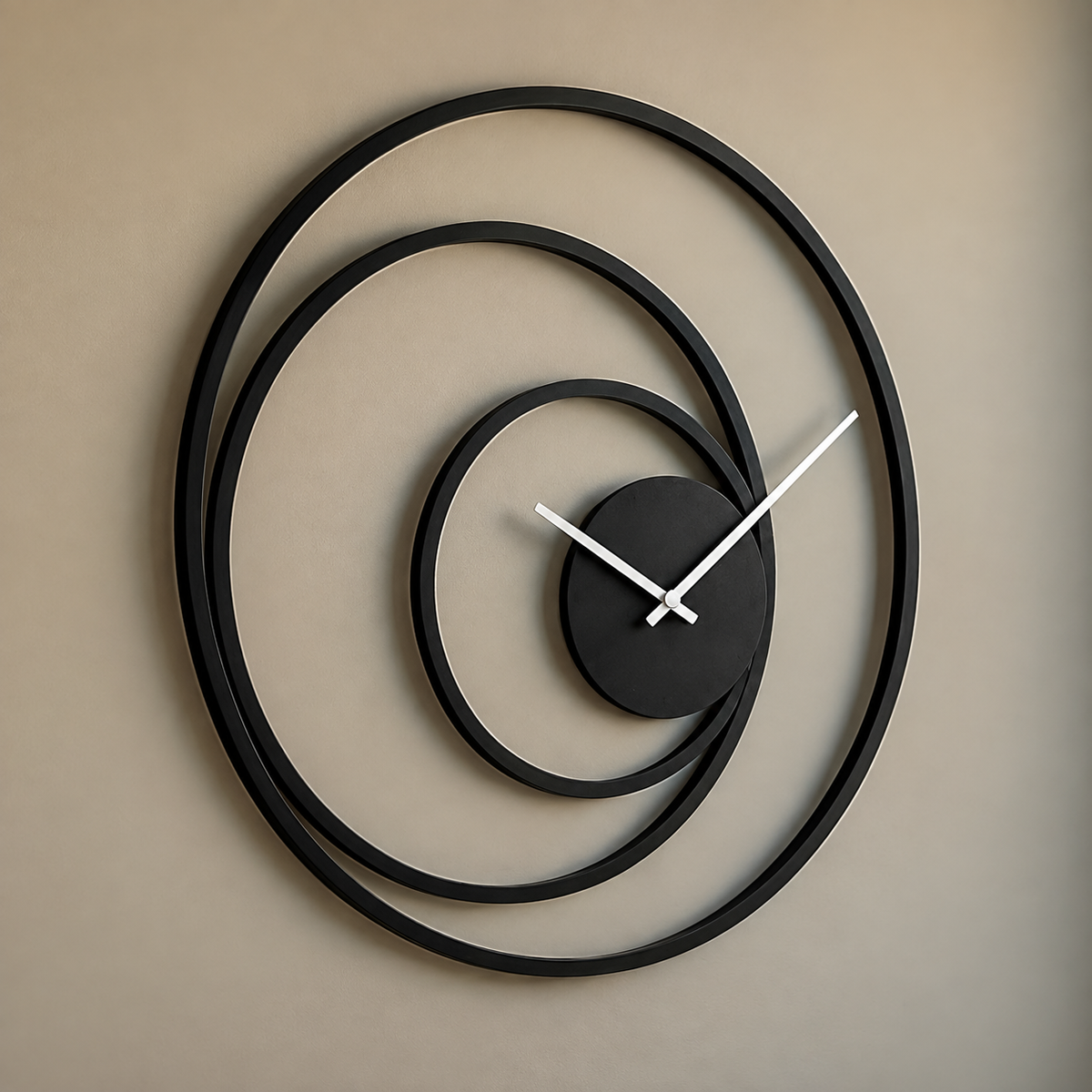 Woodara Vintage Brass Hanging Clock