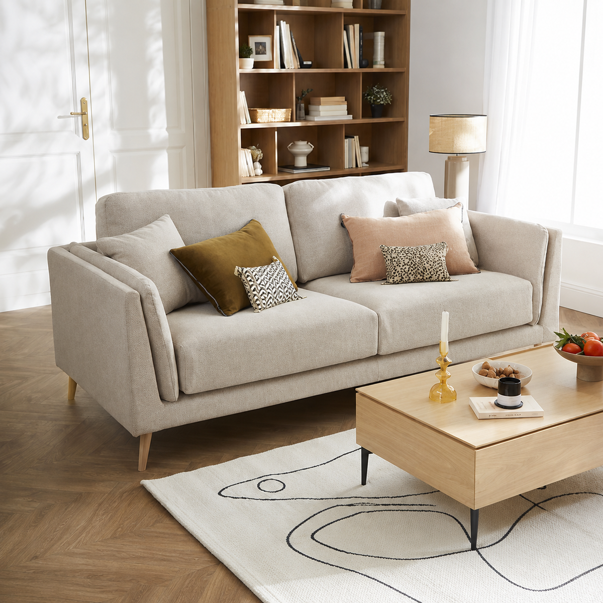 Woodara Prestige Fabric Sofa 3+2 Seater
