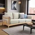 Woodara Joey Scandinavian Wooden Sofa