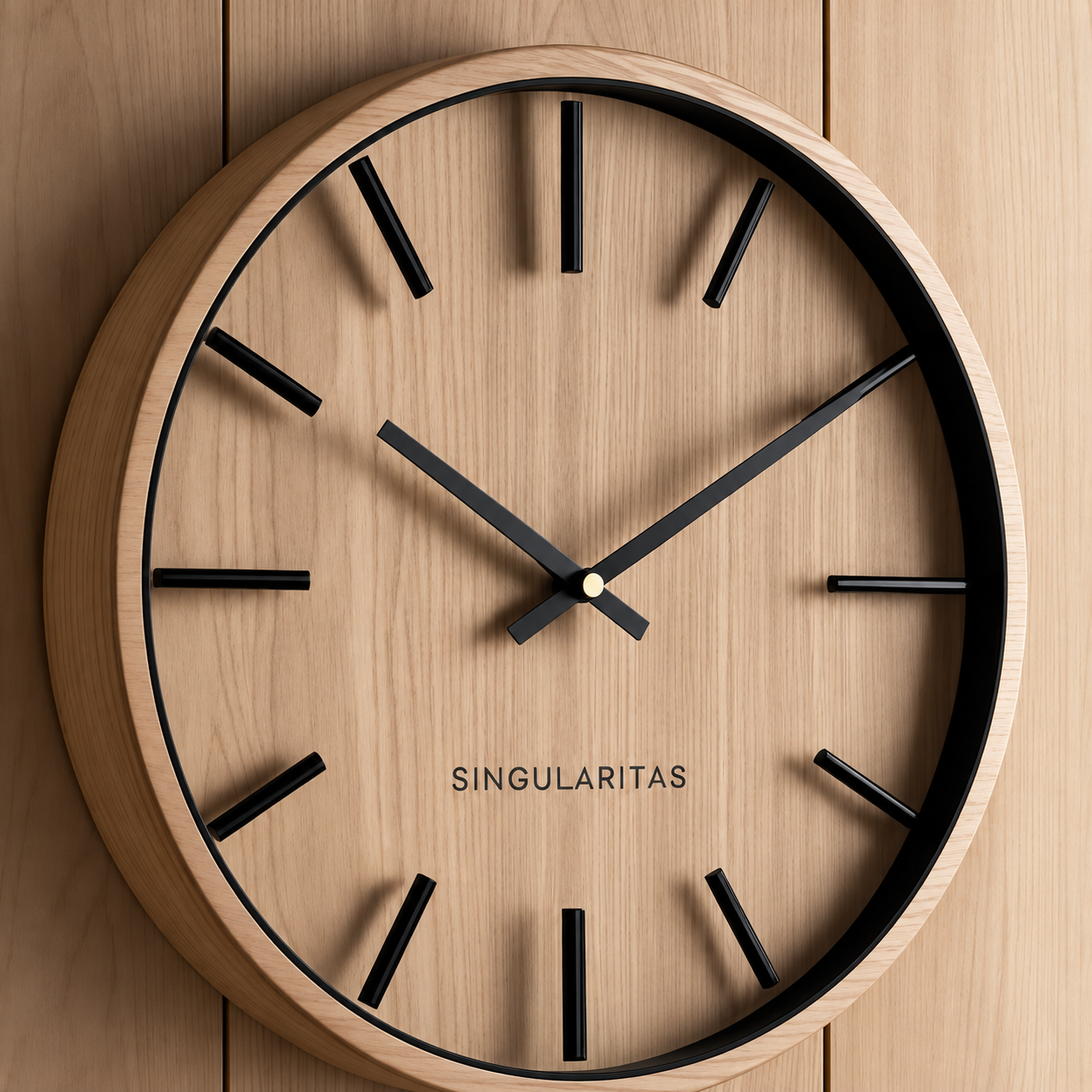 Woodara Nordic Wooden Wall Clock