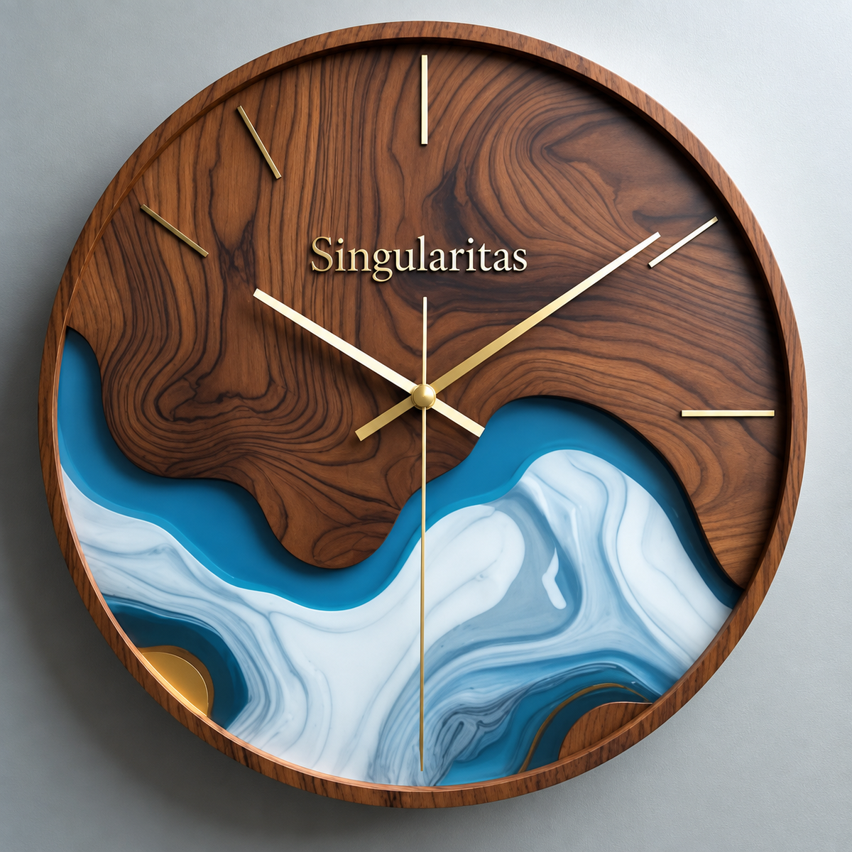 Woodara Riverwood Designer Clock