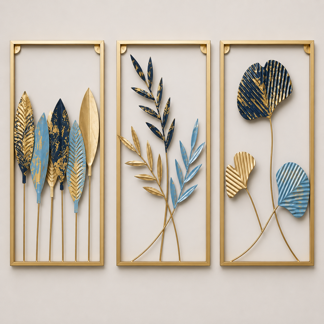 Woodara Floral Canvas Trio