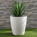 Woodara Classic White Floor Planter