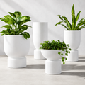 Woodara Nordic White Planter Set