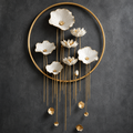 Woodara Lotus Bloom Luxury Wall Art
