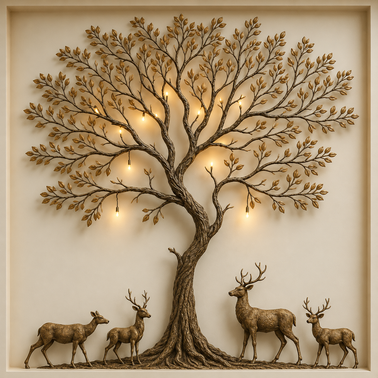 Woodara Tree of Life LED Wall Art