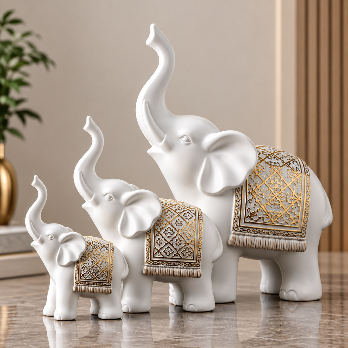 White Elephant – set of 3