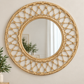 Rattan Designer Woodara Mirror