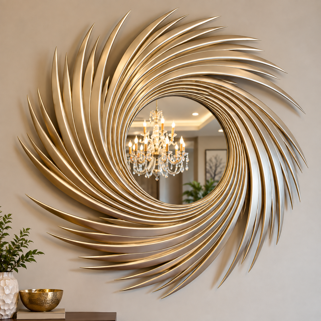 Spiral Woodara Mirror
