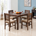 Woodara Cling Sheesham Dining Set - Configuration: 4 Seater