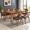 Woodara One Wooden Dining Set - Configuration: 6 Seater