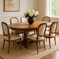 Woodara Sala Wooden Dining Set - Configuration: 6 Seater