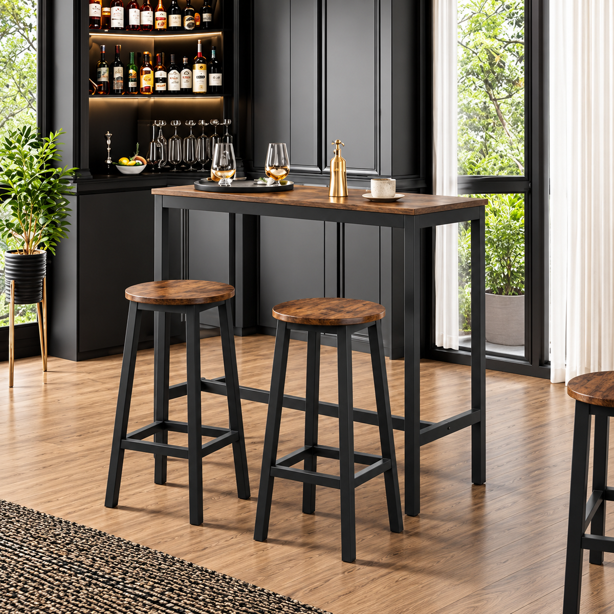 Woodara Elevate Bar Set - Configuration: 2 Seater