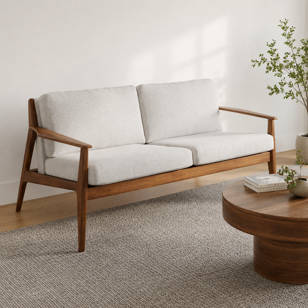 Woodara Premier Wooden Sofa 3+2 Seater
