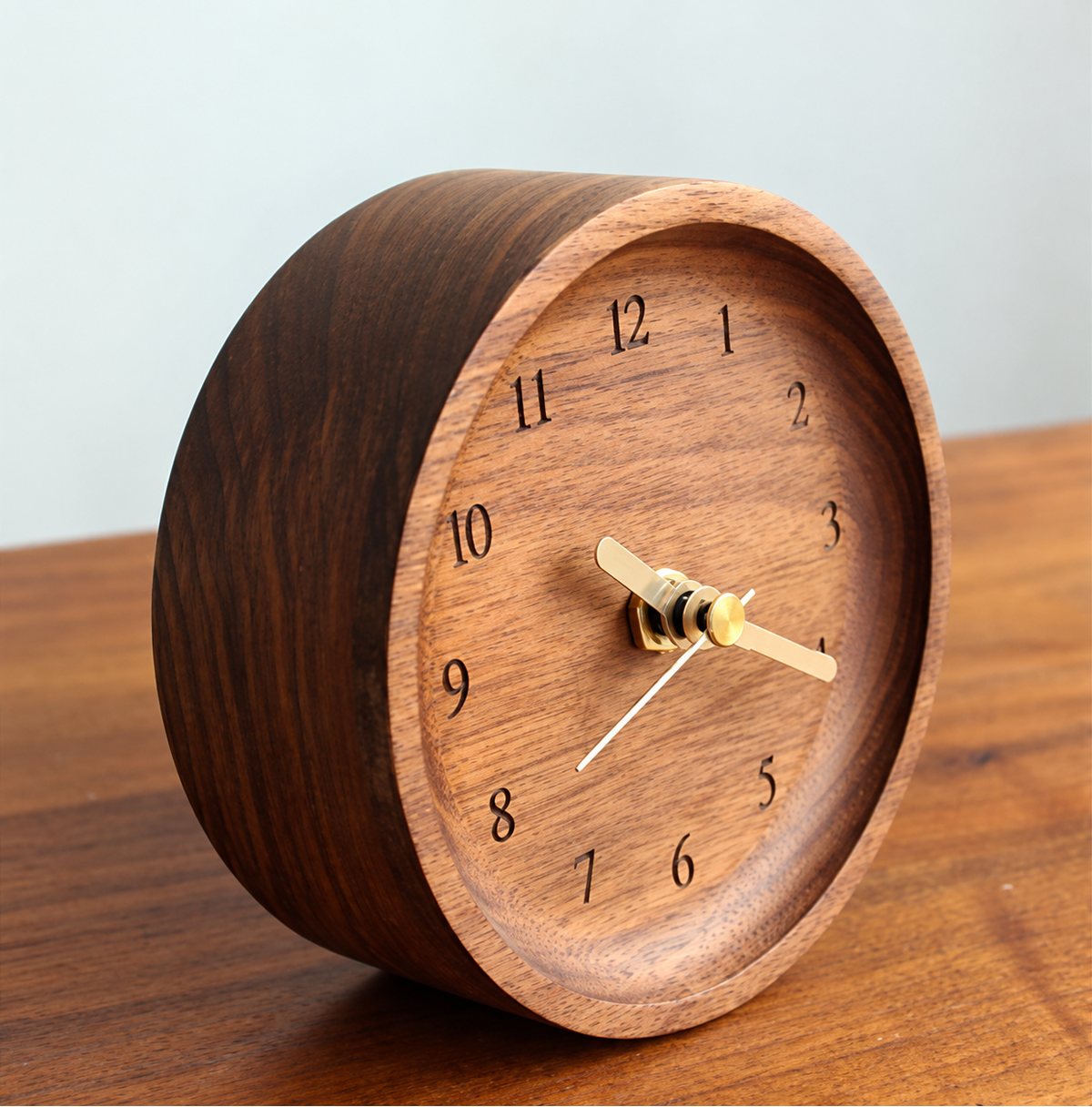 Woodara Wooden Table Clock