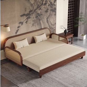 Woodara Cane Heritage Sofa Bed